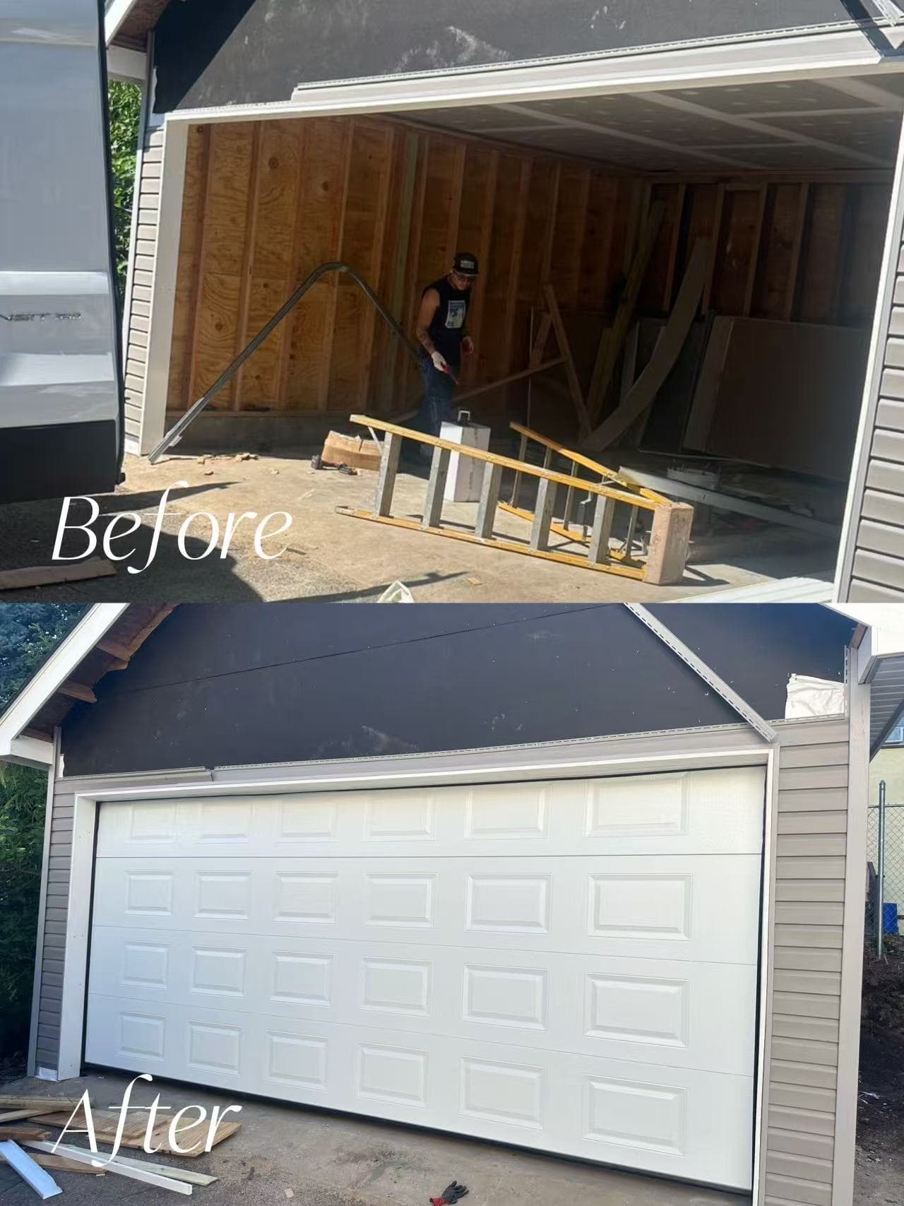 New Construction Garage Door